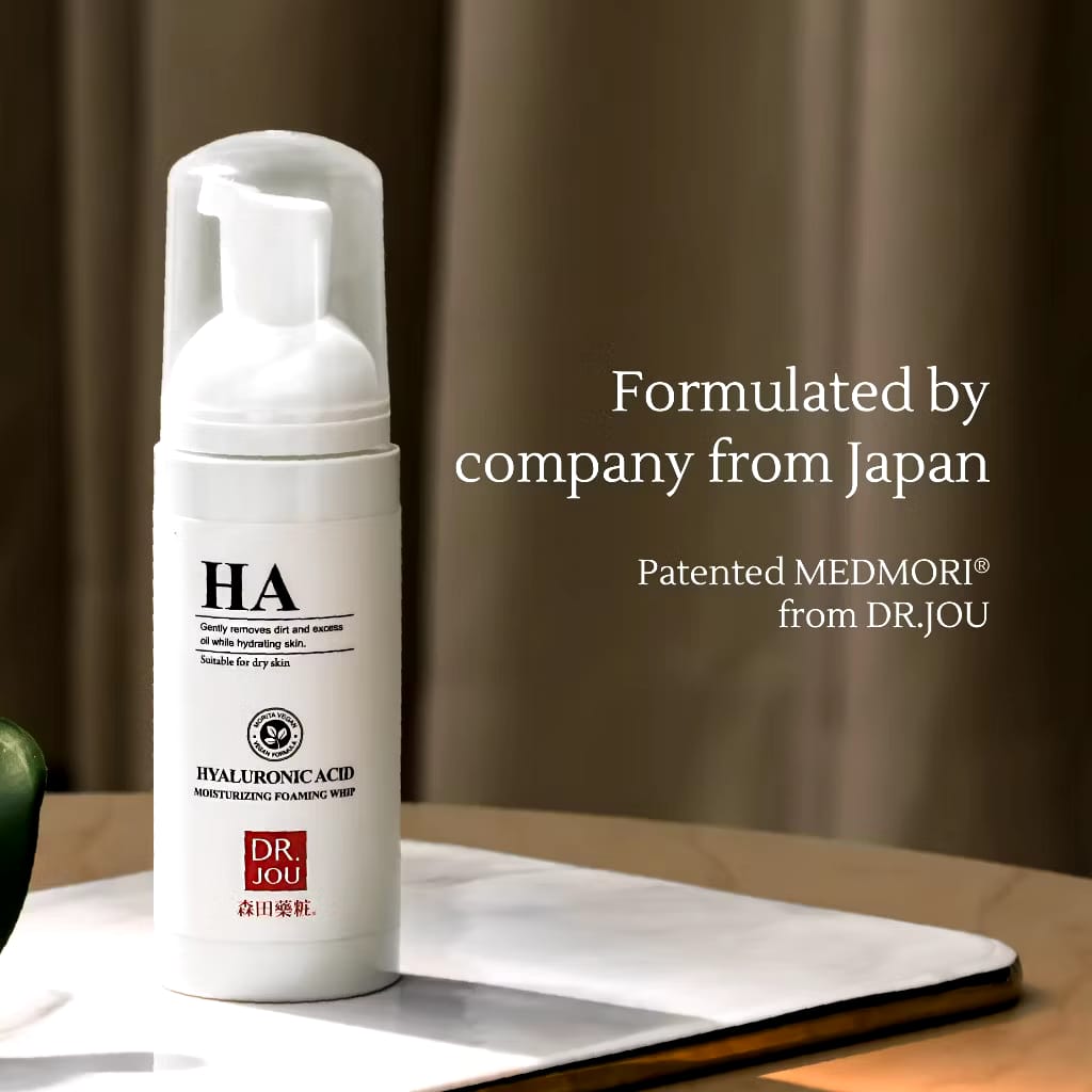 Morita Biotech Dr. Jou Hyaluronic Acid Moisturizing Foaming Whip