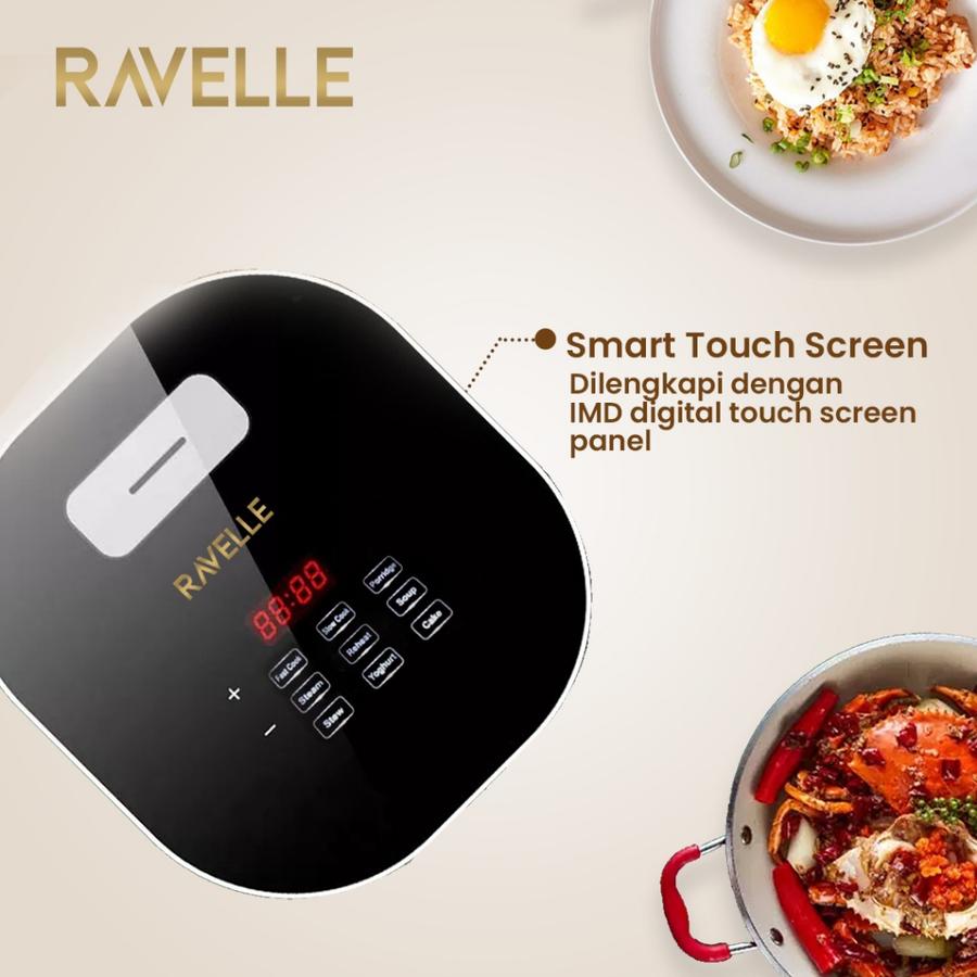 Ravelle Indonesia RAVELLE OMNI Rice Cooker Digital Low Carbo Ceramic