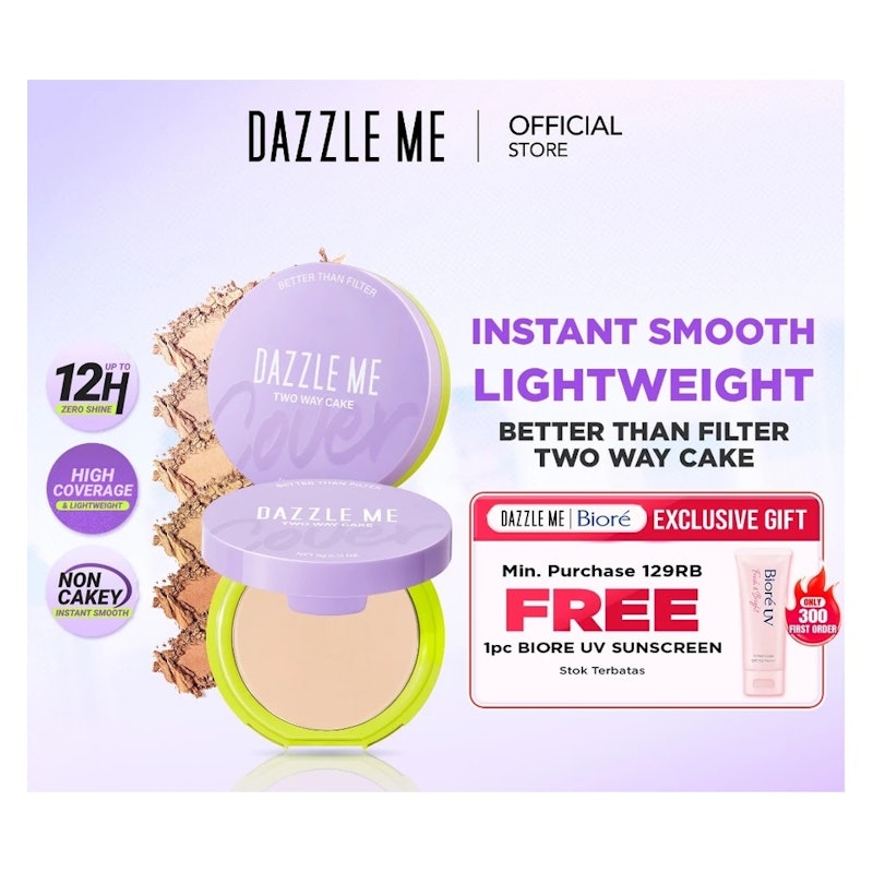 Better Than Filter Double Kill Two Way Cake Powder 05 Soft Tan 2
