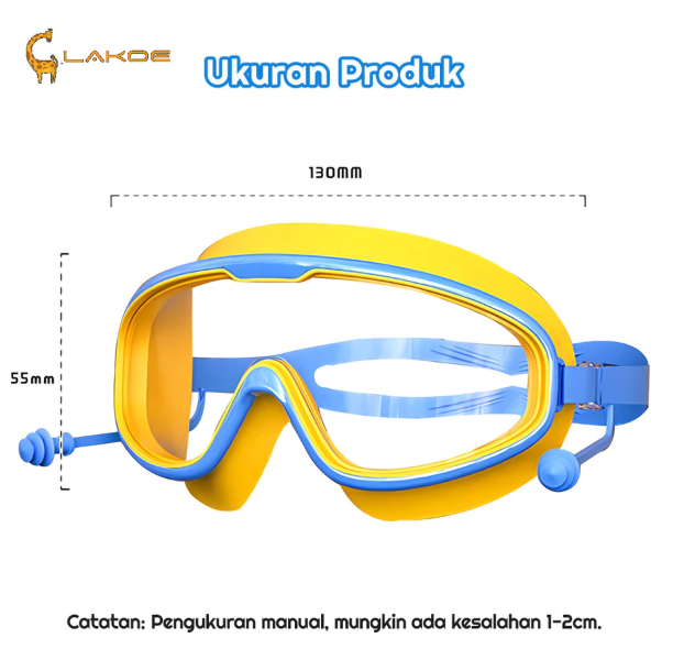  LAKOE INDONESIA Kacamata Renang Snorkling Anak   3