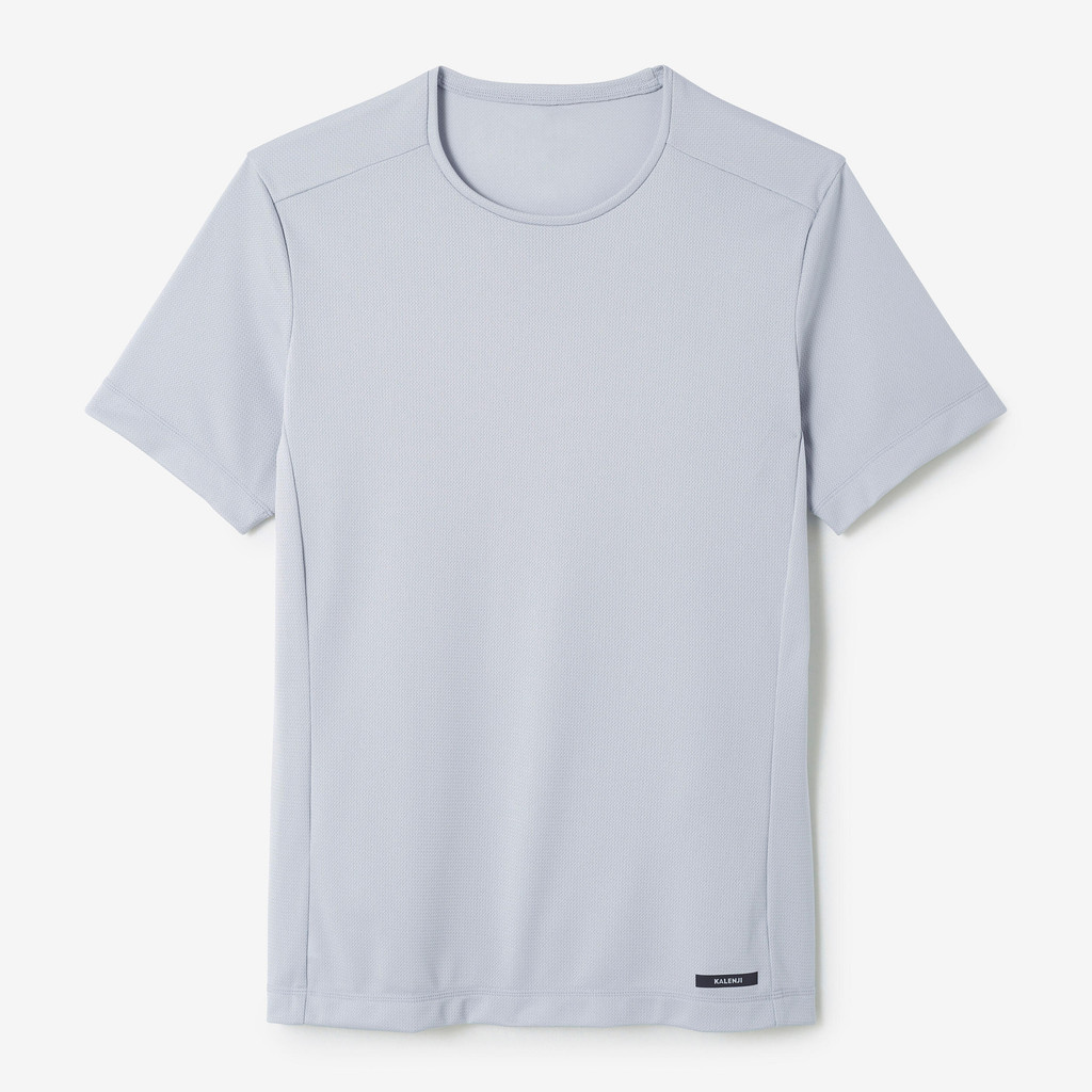 Decathlon Kalenji Baju Olahraga Lari Pria Dry Abu-Abu 2