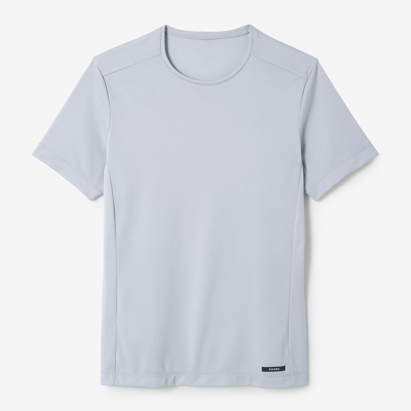 Decathlon Kalenji Baju Olahraga Lari Pria Dry Abu-Abu 2
