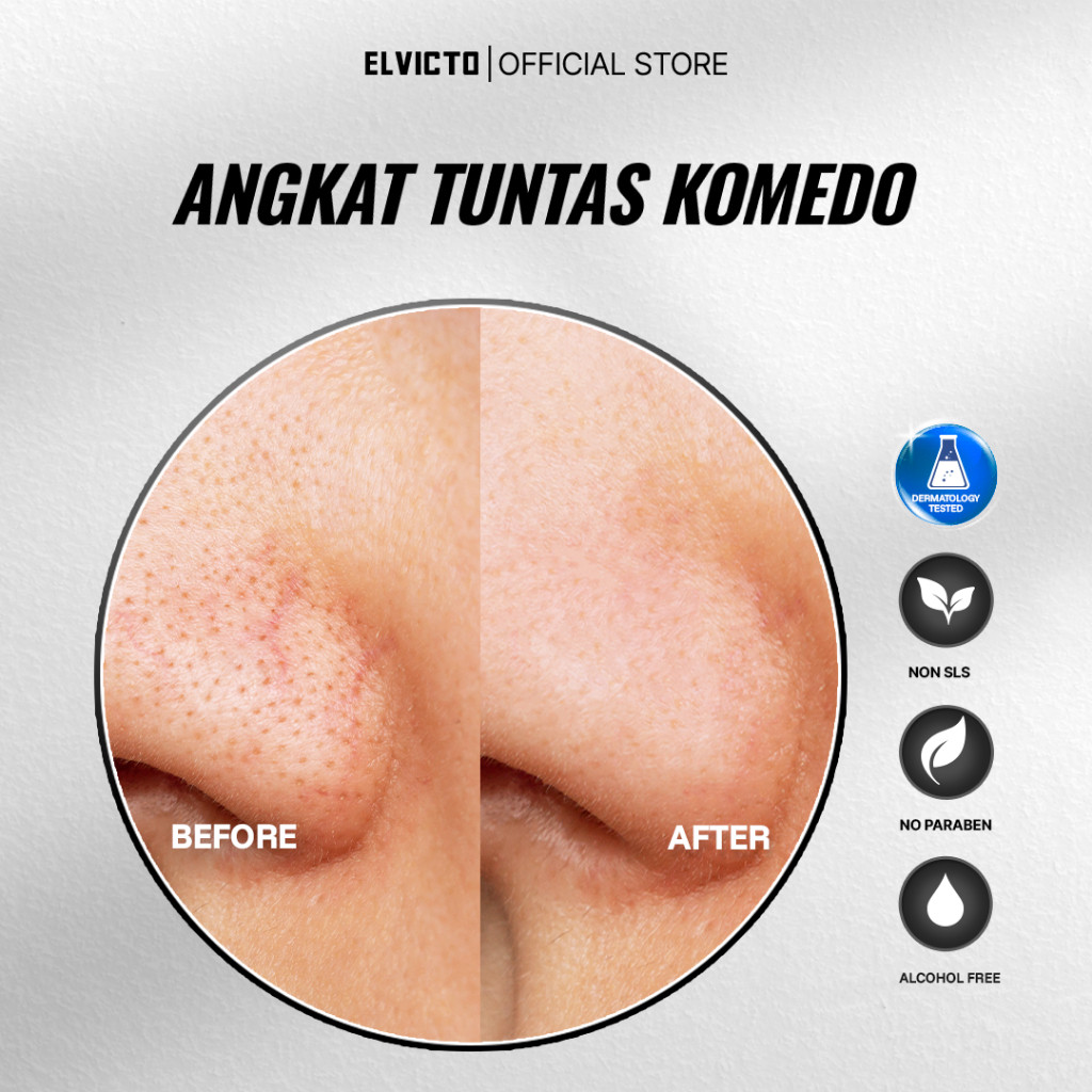 Gizi Indonesia ELVICTO Be Bright Black Mask