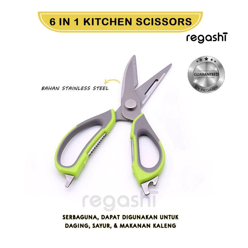 Regashi 6 in 1 Multi Purpose Kitchen Sciccors 2