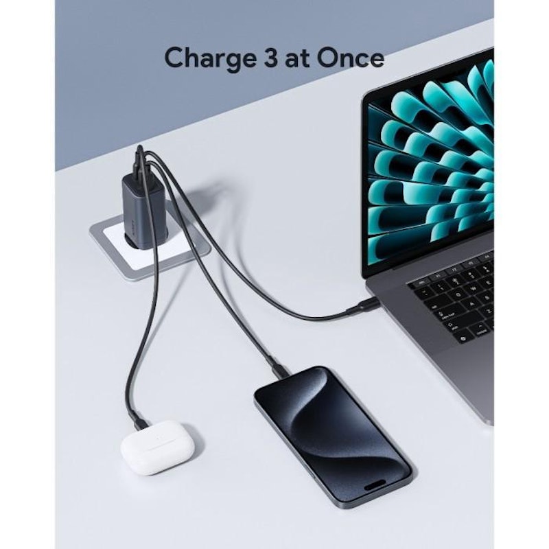 Aukey Charger Multi Port Type C and USB A 67W 4