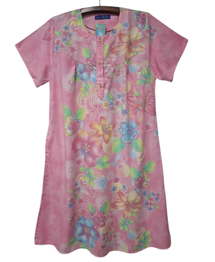 Kencana Ungu Daster Bunga Sepatu  ｜ 54 PS