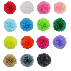Pompom Kertas Bunga Krep