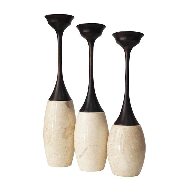 Mendekor Tempat Lilin Hias Meja