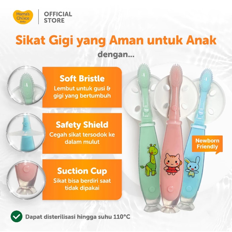Mama's Choice My First Silicone Toothbrush 2