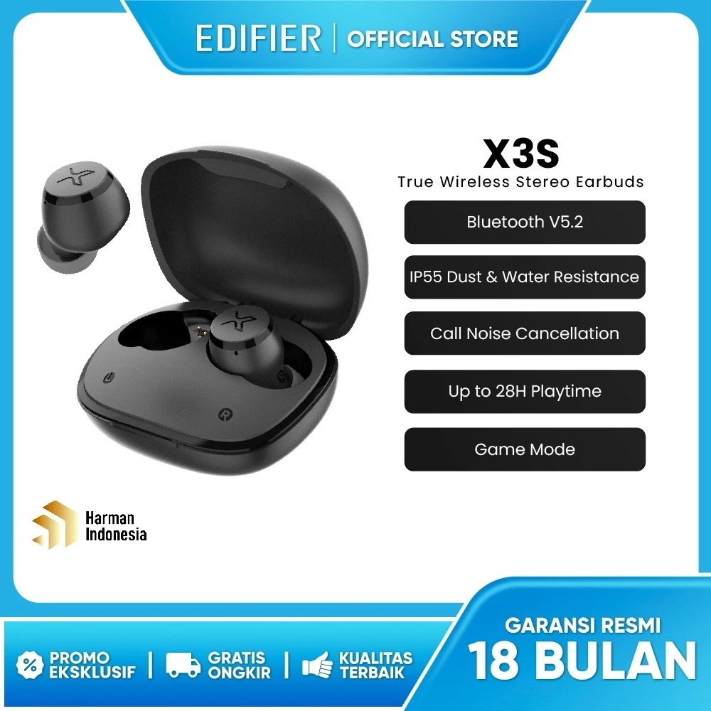 Edifier Technology Company Edifier True Wireless Stereo Earbud X3S
