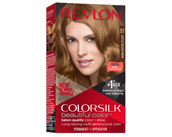 Revlon ColorSilk Beautiful Color Hair Color  Lightest Golden Brown (57)