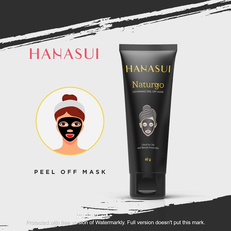 Hanasui Naturgo Peel Off Mask Black 2