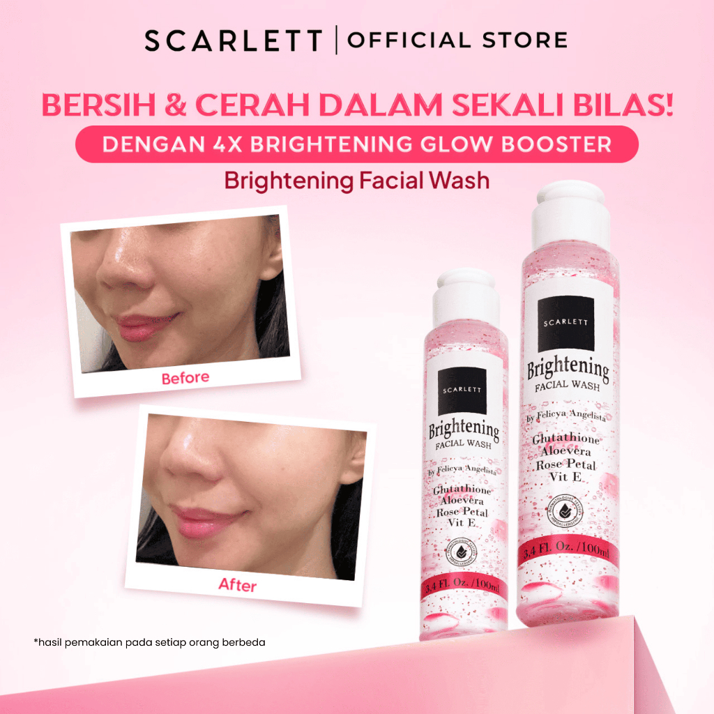 Opto Lingkar Sejahtera Scarlett Whitening Brightening Facial Wash