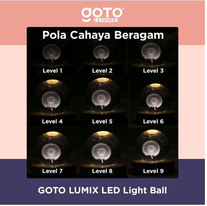 Goto Living LUMIX LED Light Ball 3
