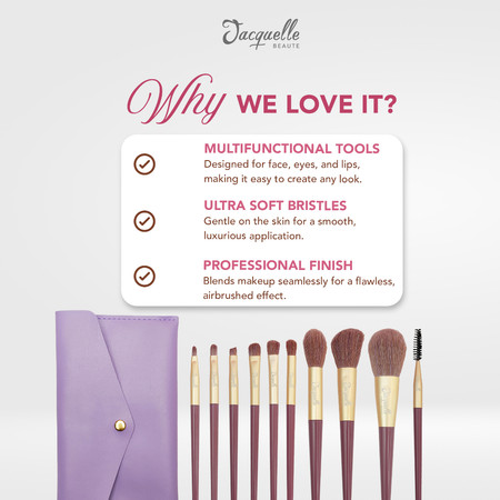 Complete Me! Brush Set 10 in 1 with Pouch  4