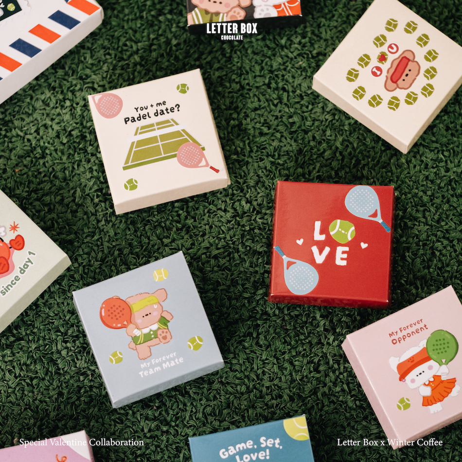  Letter Box Hadiah Coklat Valentine Box 9 pcs 