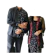 null SEIA Semi Set Couple Outer Kutubaru Kemeja Batik Hitam 1