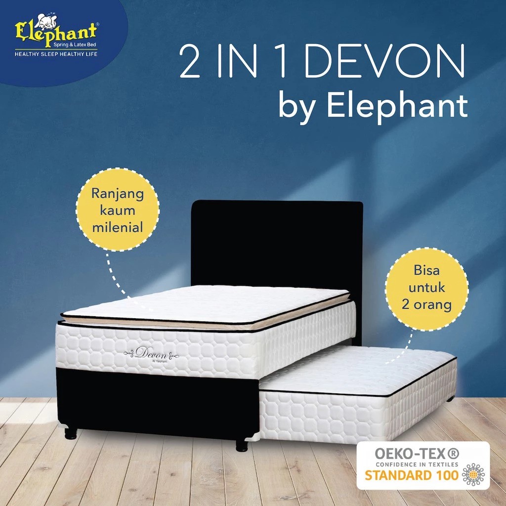 Elephant Agung Perkasa Elephant Springbed 2 in 1 Devon