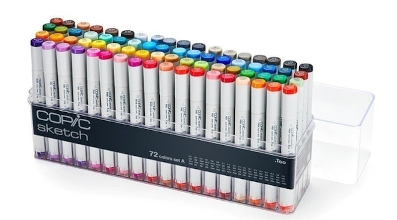 COPIC Sketch Set 72 Colors 1