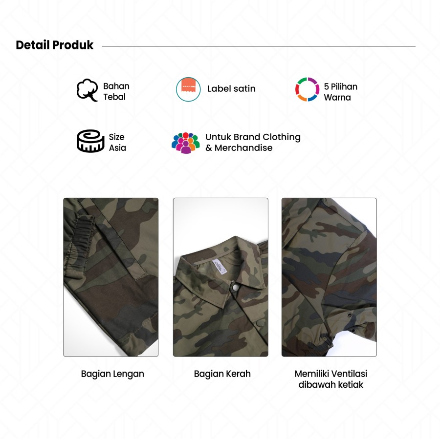 Global Prima Textilindo New States Apparel Coach Jacket 9820