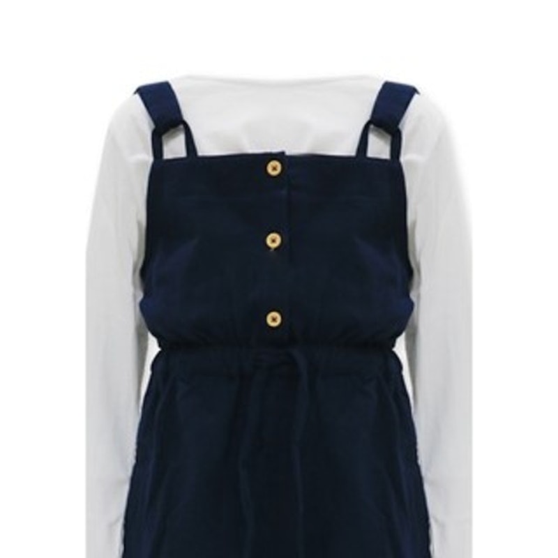 Baju Perempuan Jumpsuit Polos Navy 2