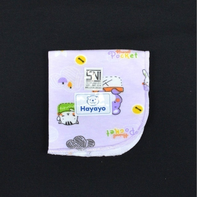 Hayayo Saputangan Bayi Motif Pastel