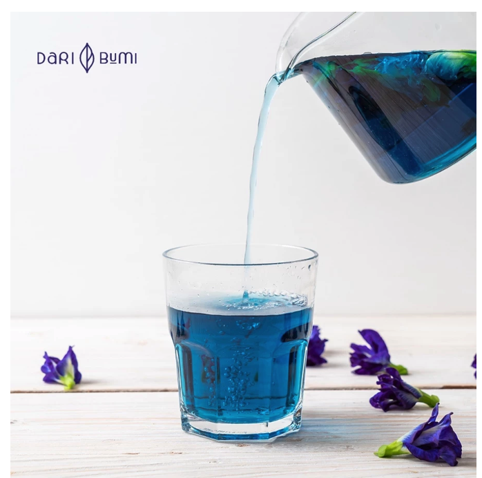 Dari Bumi Nusantara Dari Bumi Pure Bunga Telang Kering Butterfly Pea 
