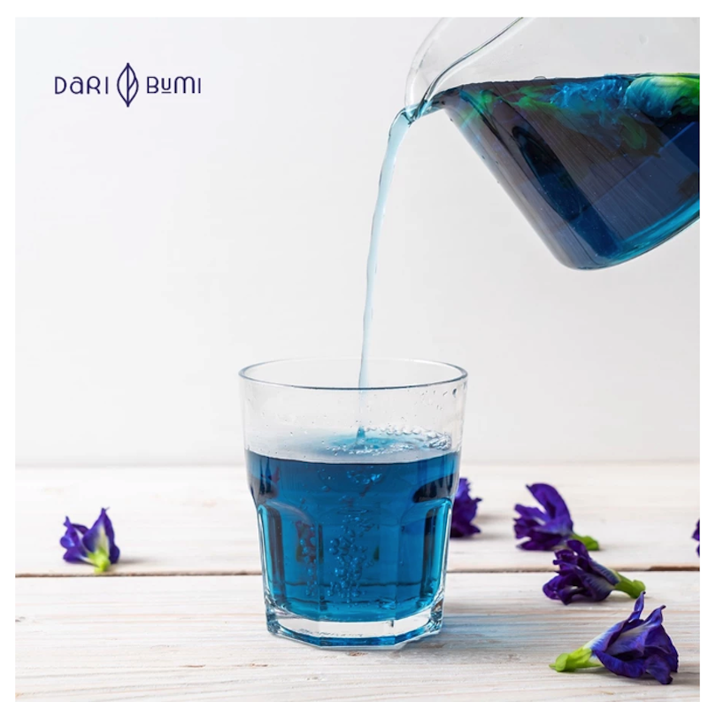 Dari Bumi Pure Bunga Telang Kering Butterfly Pea 2