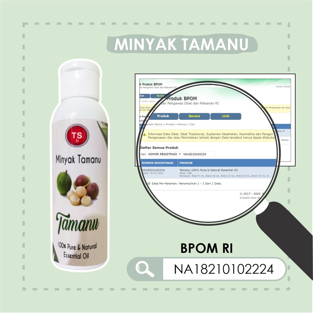 Tamba Sanjiwani TSbTamanu Oil