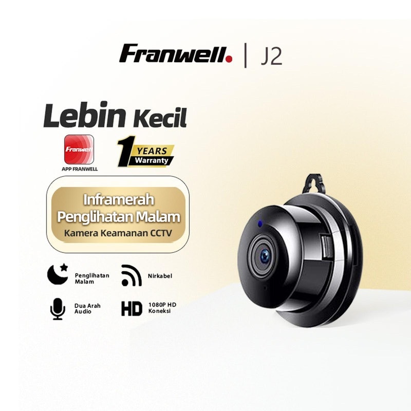 Franwell Kamera CCTV Mini WiFi 1080P 5