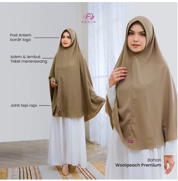 Arafa Berkah Indonesia Arafa Hijab Khimar Dhyanda