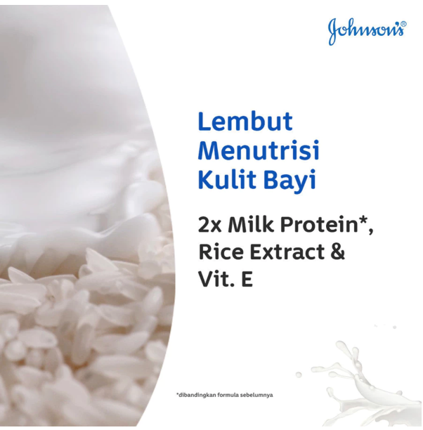 Johnson & Johnson Indonesia Johnson's Baby Milk + Rice Baby Lotion