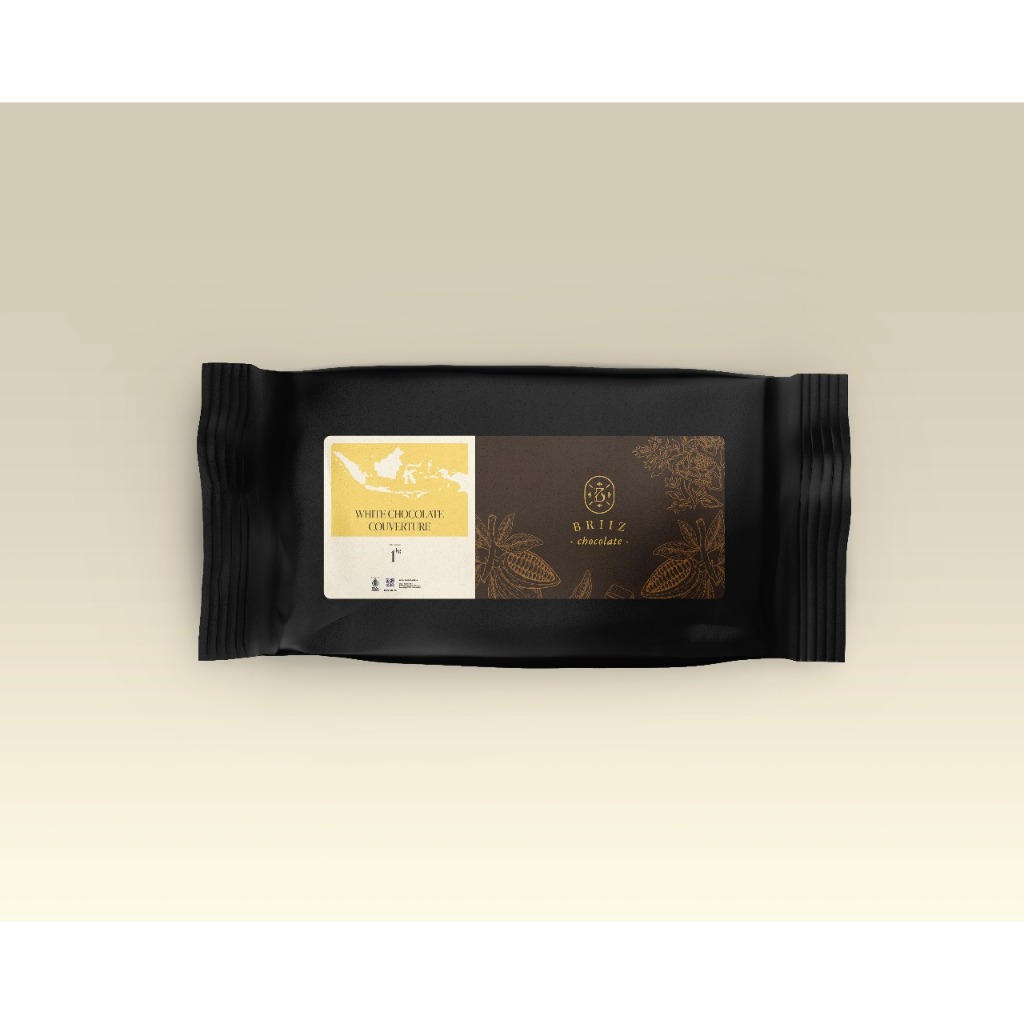 Rasantara Cipta Pangan Briiz Chocolate White Chocolate Couverture 1 kg