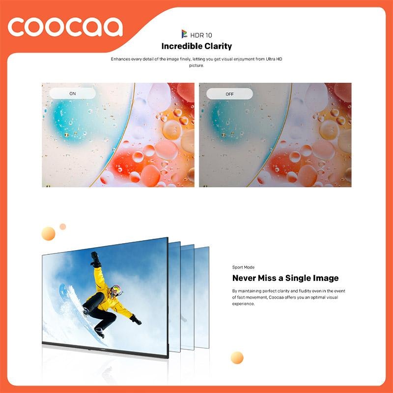 Coocaa 2K LED Smart TV 4