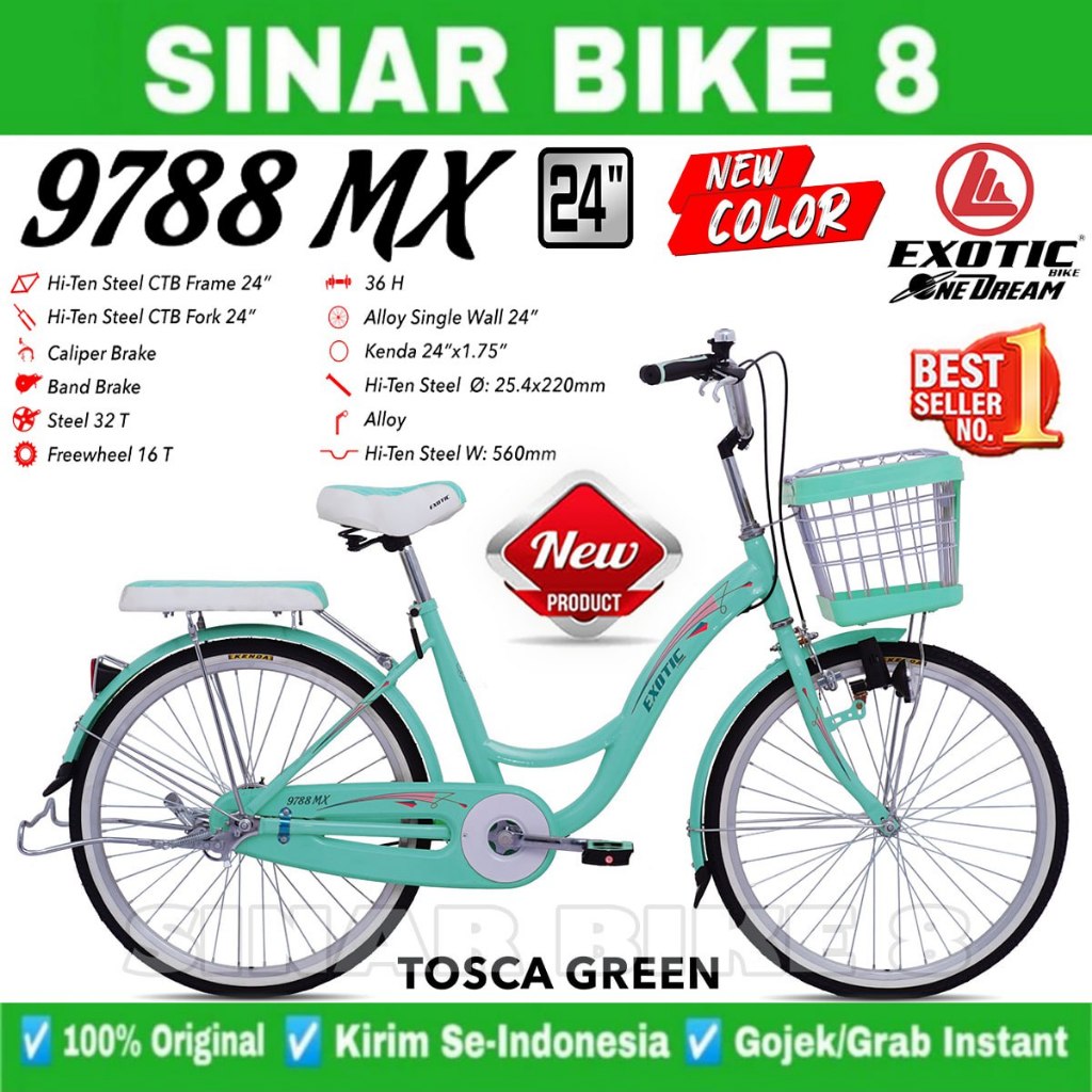 Pacific Cycle Exotic Sepeda Kota CTB ET-9788 MX