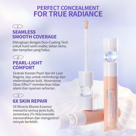 HEBE Beauty Style Barenbliss Bloomdew Aqua Pearl Concealer MW0 Camellia
