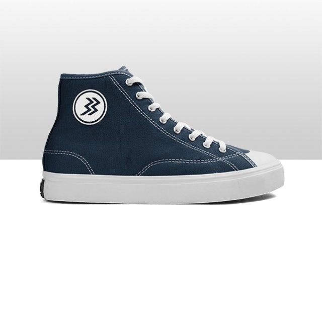 Geoff Max Timeless Hi Navy White