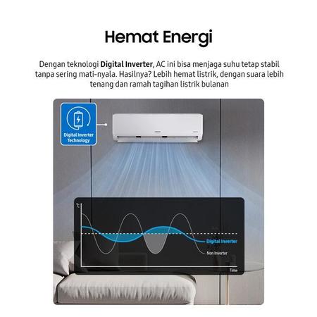 Samsung Electronics Samsung Wall-mount Air Conditioner Neo Alpha Inverter 2 PK AR40F18D0AMNSE