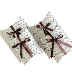 The Storage Shoppe - Pillow Box Polka Dot Chevron