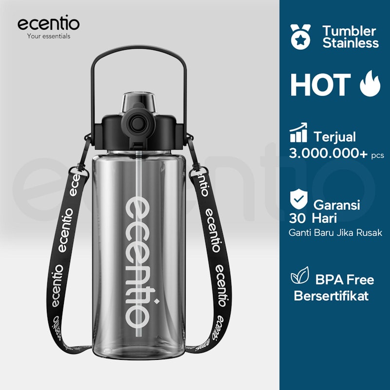 Ecentio Botol Minum Olahraga 1100ml 5