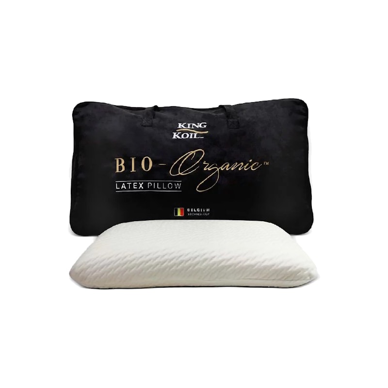 King Koil Pillow Bio-Organic Regular Latex Firm 1