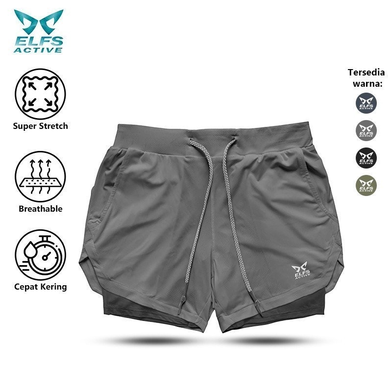 ELFS ACTIVE Compression Training Shorts Baselayer 2