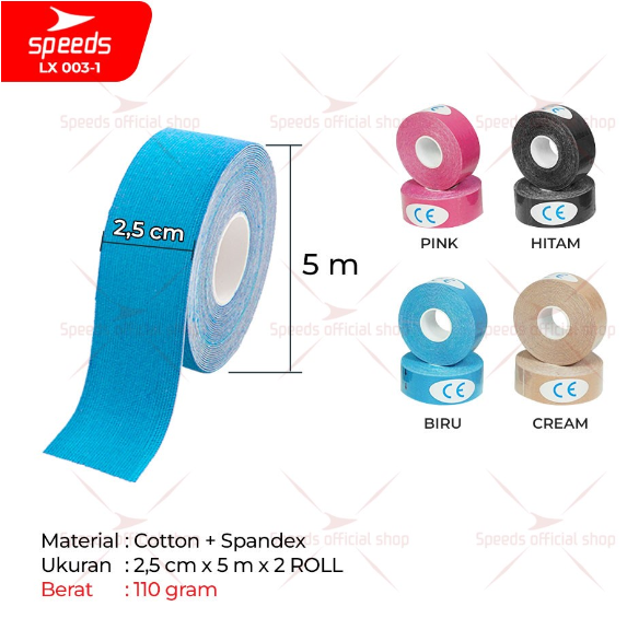 Speeds Speeds Kinesiology Tape