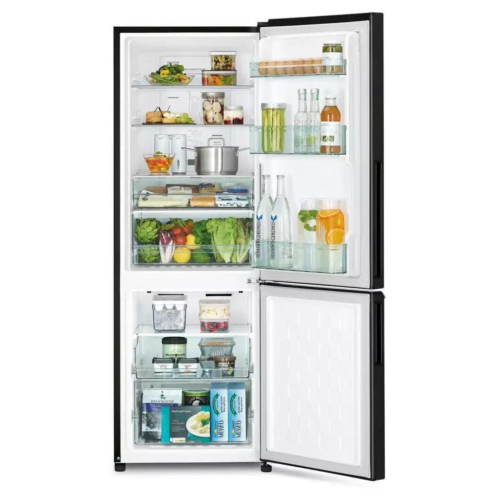 Hitachi  Hitachi Kulkas 2 Pintu Bottom Freezer 275 Liter  R-B33PGD8 BSL