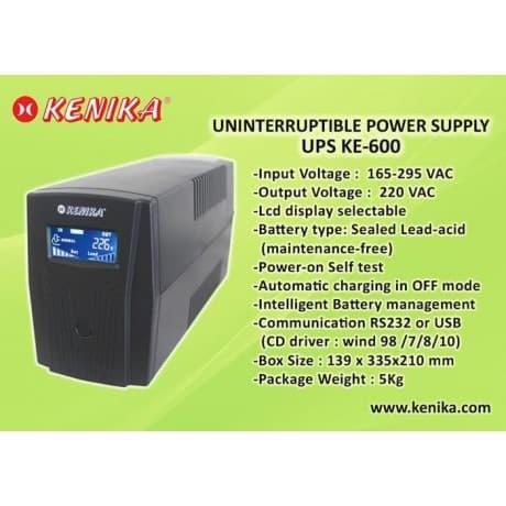 Kent Power Dinamika Indonesia Kenika Uninterruptible Power Supply   KE-600