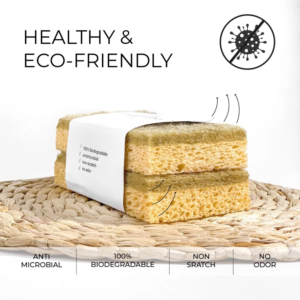 ATHOME  ATHOME Natural Scrubber Sponge