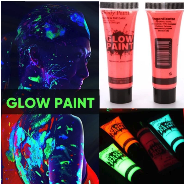  Paint Glow Body Paint Orange