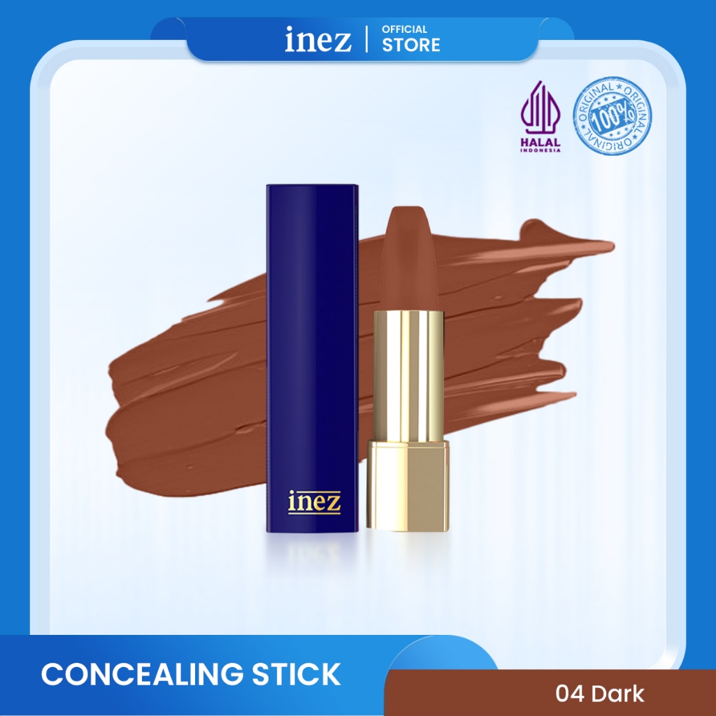 Kosmetikatama Super Indah Inez Cosmetics Concealing Stick 04 Dark