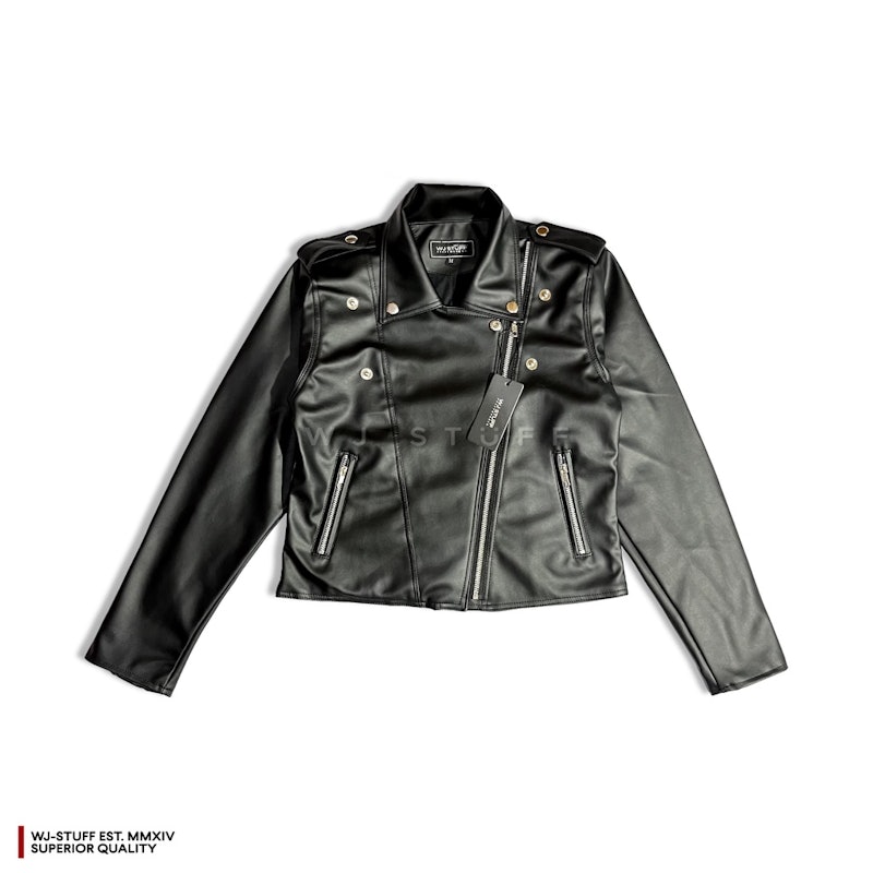 Jaket Kulit Wanita Rock N Roll 4