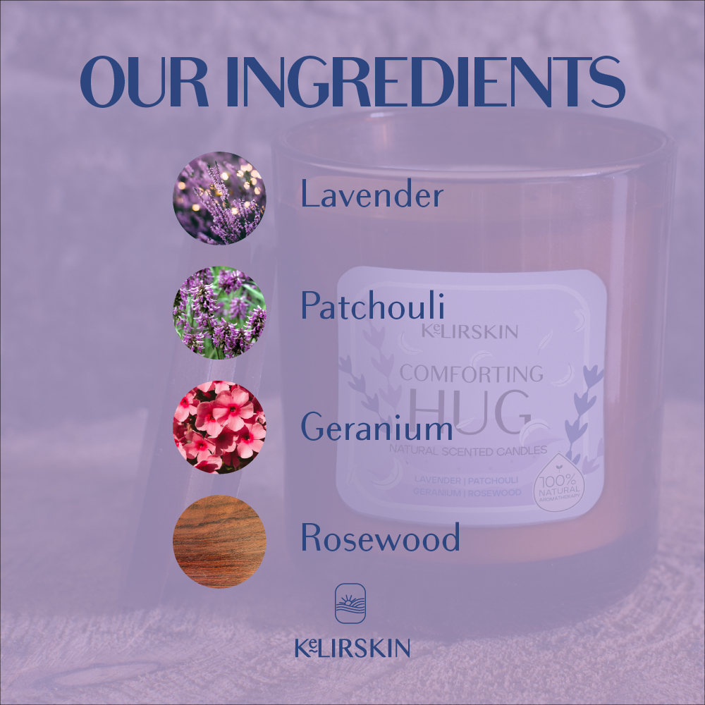 Soy Wax Aromatherapy Candle - Comforting Hug